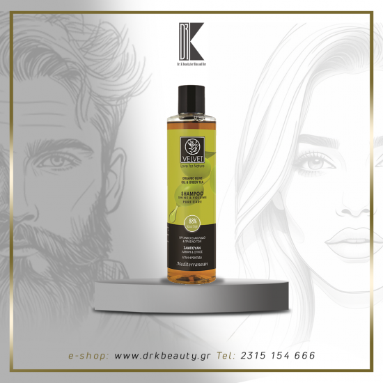 Σαμπουάν με πράσινο τσάι, Velvet Love For Nature, 300ml Σαμπουάν με πράσινο τσάι, Velvet Love For Nature, 300ml