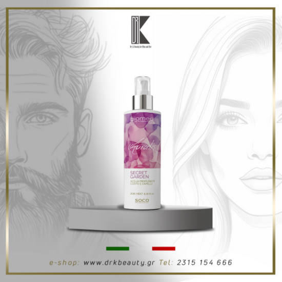 Hair/Body Mist  Secret Garden Biomed, Aρωματικό Spray μαλλιών /σώματος, 200ml