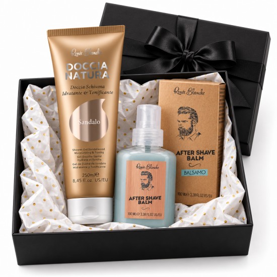 Σετ Δώρου με after shave balsam και αφρόλουτρο με άρωμα σανδαλόξυλο 