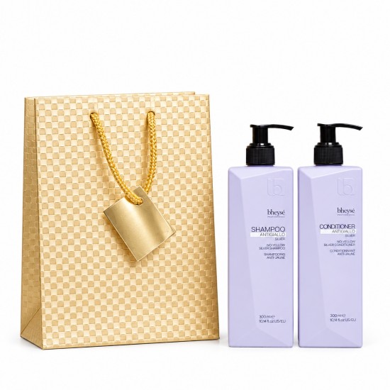 Σετ Δώρου Bheyse Professional Anti-Yellow Σαμπουάν και conditioner για ξανθά μαλλιά