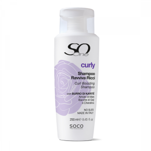 SoOne CURLY Professional Shampoo Ravviva Ricci, Σαμπουάν για μπούκλες χωρίς Θειικά άλατα, 250 ml 