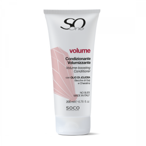 SoOne VOLUME Professional Conditioner, μαλακτική κρέμα για όγκο χωρίς Θειικά άλατα, 200 ml 
