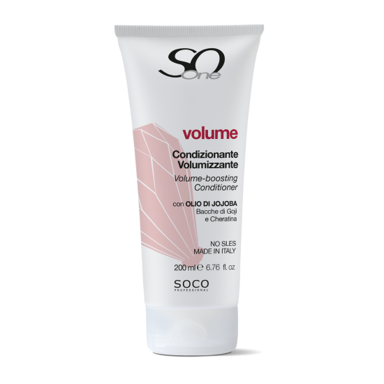 SoOne VOLUME Professional Conditioner, μαλακτική κρέμα για όγκο χωρίς Θειικά άλατα, 200 ml 