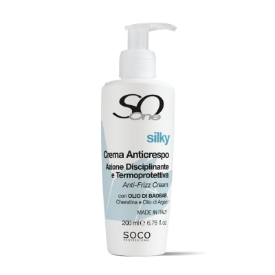 SoOne Silky Professional Spray Thermoprotective, Θεραπεία αναδόμησης για λείανση και θερμοπροστασία, 200 ml